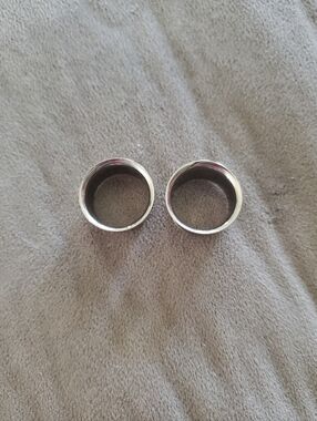 17mm Single Flare Stainless Steel Tunnel Plugs